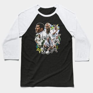 Zinedine Zidane Vintage Baseball T-Shirt